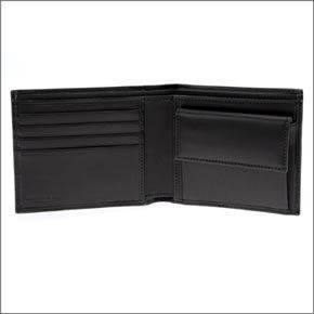 ハンティングワールド BATTUE SURPASS バチューサーパス 小銭入れ付 二つ折り財布 ブラック 930 922 BLK