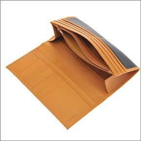 ハンティングワールド BATTUE ORIGIN バチュー オリジナル 小銭入れ付 長財布 ネイビー 420-16A BATTUE ORIGIN/NVY