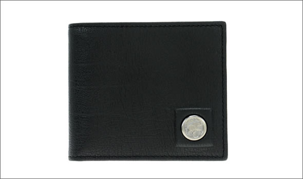 ハンティングワールド TAHOE タホー 小銭入れ付 二つ折り財布 ブラック 575-1-233 BLK