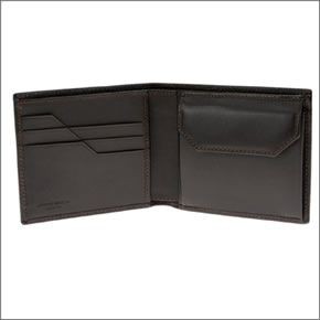 ハンティングワールド TAHOE タホー 小銭入れ付 二つ折り財布 ブラウン 575-2-233 BRW