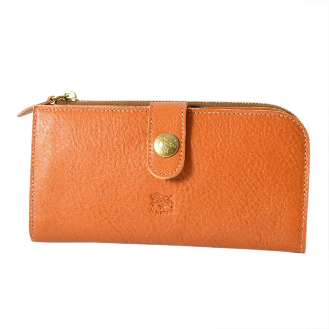 イルビゾンテ IL BISONTE C0782/MP 145 Caramel 二つ折り長財布 ロングウォレット CONTINENTAL