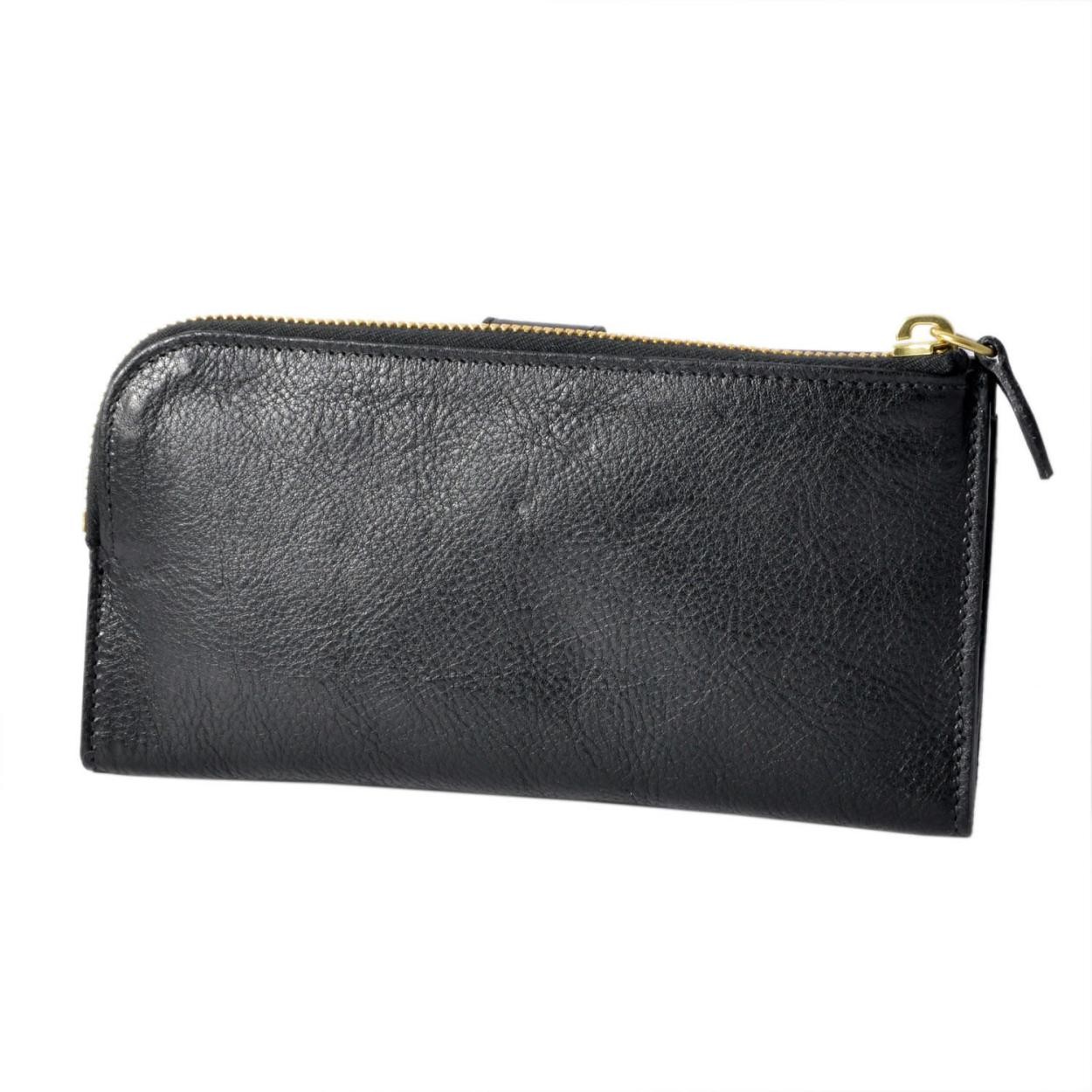 イルビゾンテ IL BISONTE C0782/MP 153 Nero 二つ折り長財布 ロングウォレット CONTINENTAL