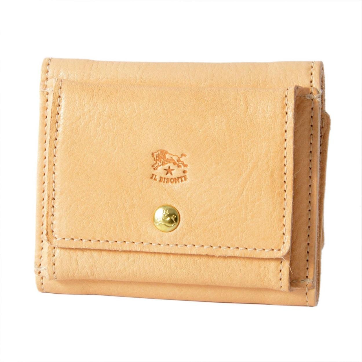 イルビゾンテ IL BISONTE C0940 P 120 Naturale 三つ折り 財布 コンパクトウォレット WALLET