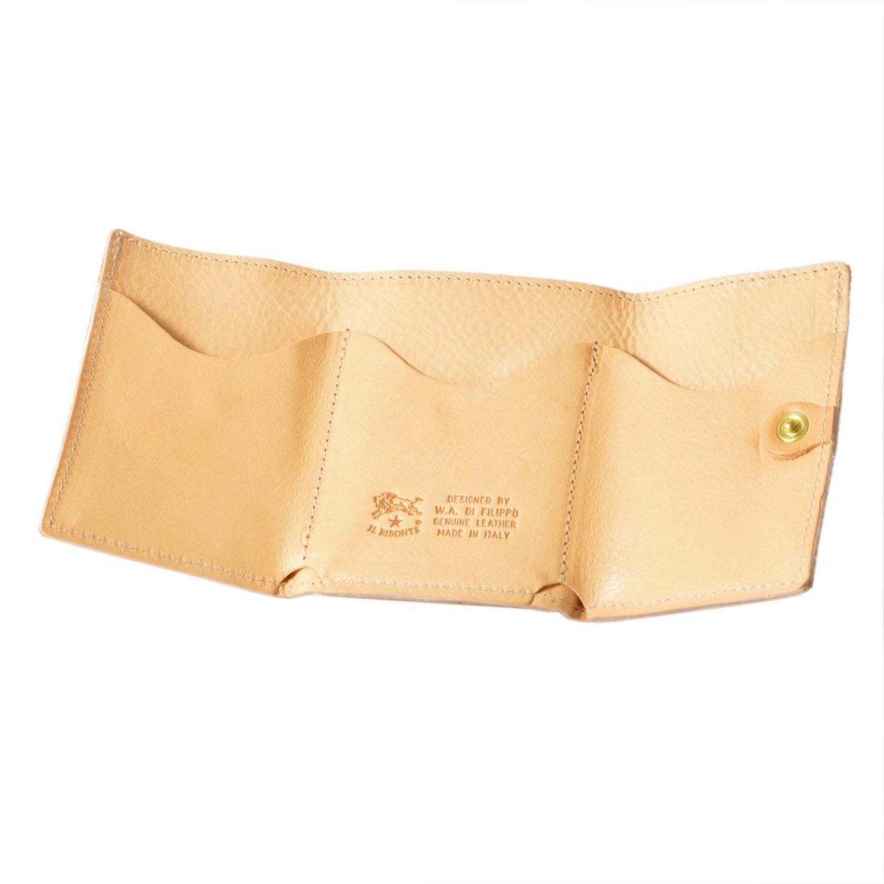 イルビゾンテ IL BISONTE C0940 P 120 Naturale 三つ折り 財布 コンパクトウォレット WALLET