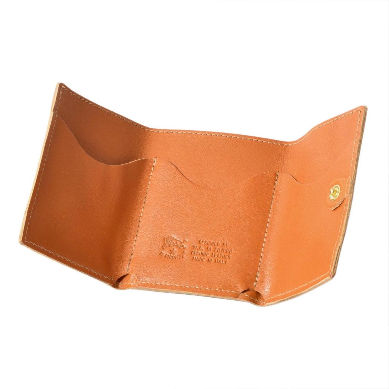 イルビゾンテ IL BISONTE C0940 P 145 Caramel 三つ折り 財布 コンパクトウォレット WALLET