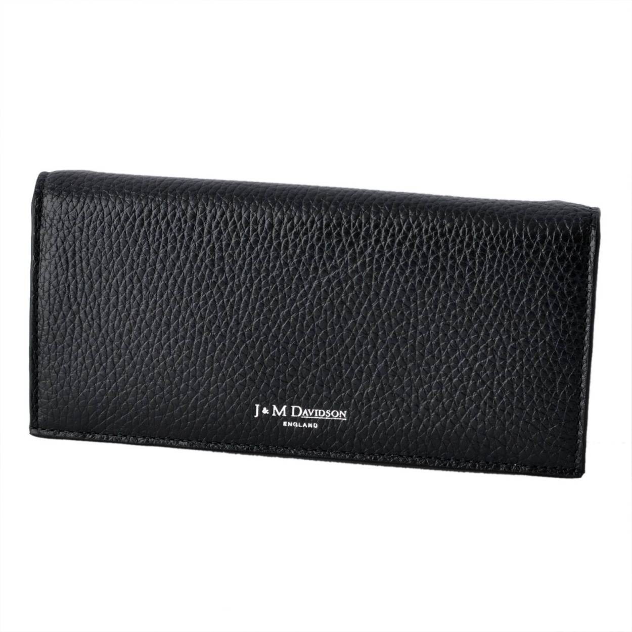 ジェイアンドエムデヴィッドソン J&M DAVIDSON  10081N 7266 9990 BLACK スタッズ ウォレット 二つ折り長財布 STUDS WALLET