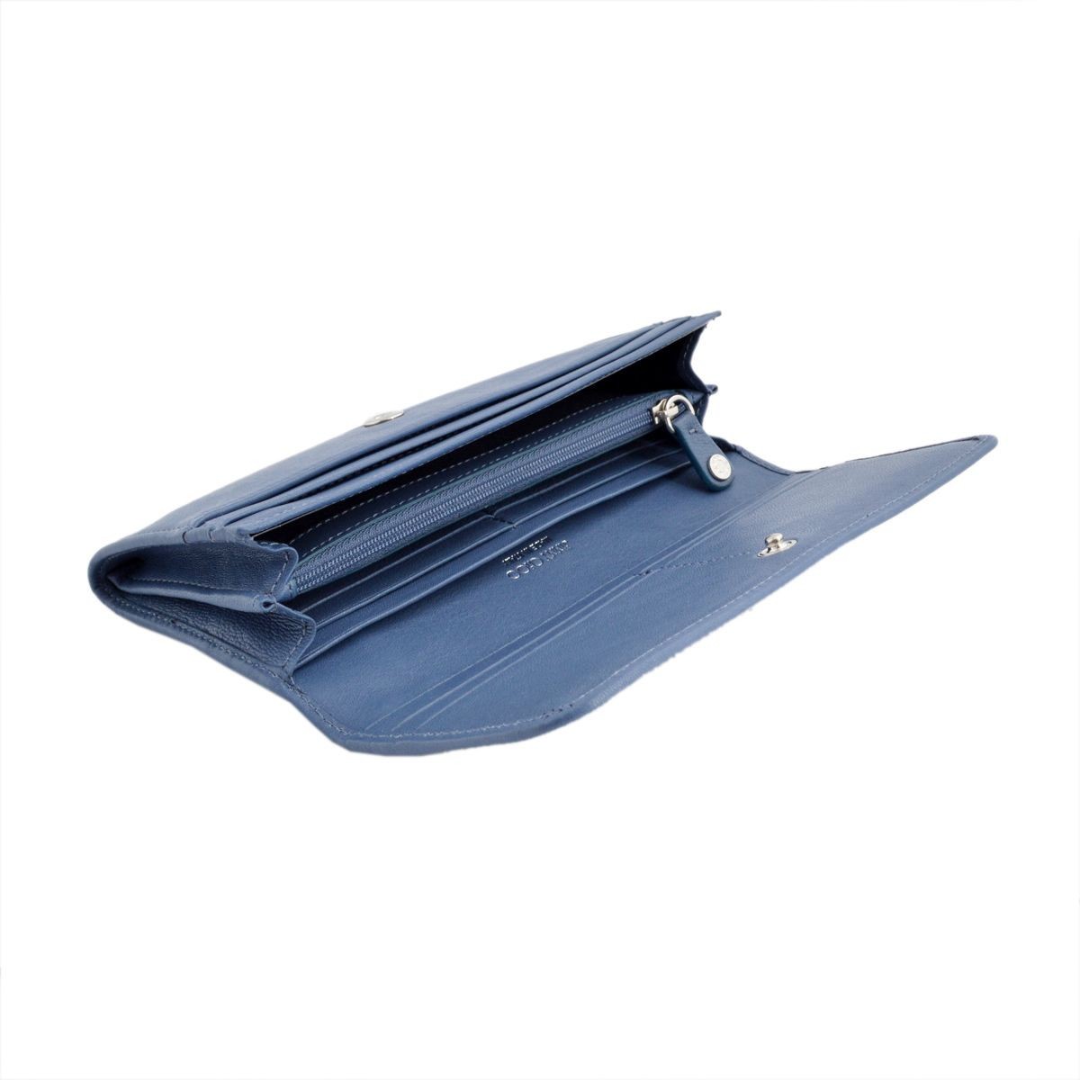 ジミーチュウ JIMMY CHOO NINO/LTU 0C2925 VIOLET BLUE/SILVER GUNMETAL METALLIC MIX スタースタッズ 二つ折り長財布 ロングウォレット