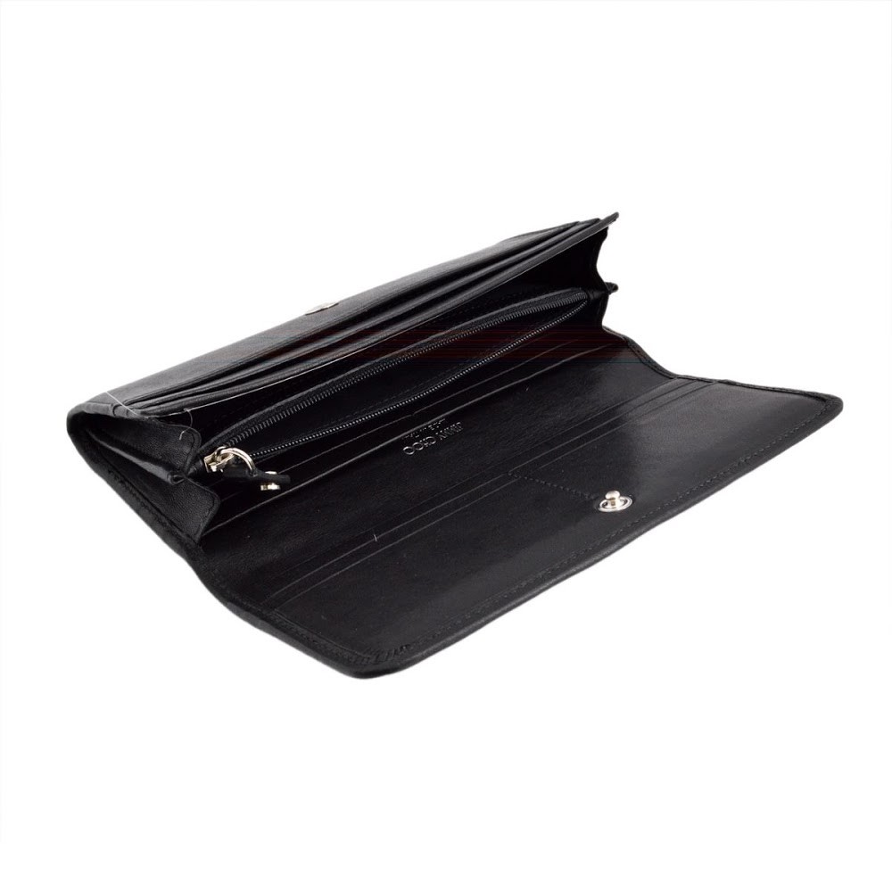 ジミーチュウ JIMMY CHOO NINO/CSQ 010003 BLACK スタースタッズ 二つ折り長財布 ロングウォレット