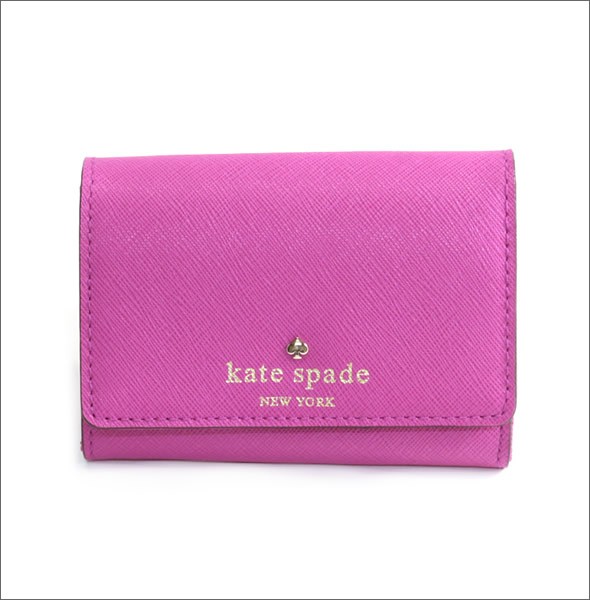 ケイトスペード Cedar Street Darla  キーリング付 マルチケース（小銭・定期・カード入れ付） サフィアーノレザー  ≪2014AW≫ PWRU3897 670 Vivid Snapdragon