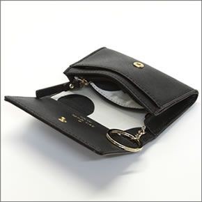 ケイトスペード Cedar Street Darla  キーリング付 マルチケース（小銭・定期・カード入れ付） サフィアーノレザー  ≪2014AW≫ PWRU3897 001 Black