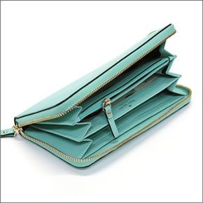 ケイトスペード CEDAR STREET Lacey ラウンドファスナー長財布 サフィアーノレザー ≪2015SS≫ PWRU3898 141 Fresh Air