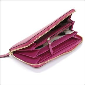 ケイトスペード CEDAR STREET Lacey ラウンドファスナー長財布 サフィアーノレザー ≪2015SS≫ PWRU3898 698 Sweetheart Pink