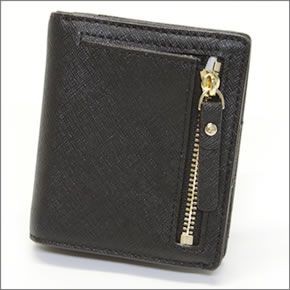 ケイトスペード CEDAR STREET Small Stacy 二つ折りミニ財布 （札・小銭・定期・カード入れ付） サフィアーノレザー ≪2015SS≫ PWRU3906 001 Black