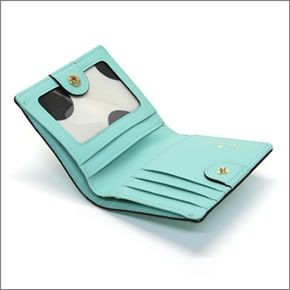 ケイトスペード CEDAR STREET Small Stacy 二つ折りミニ財布 （札・小銭・定期・カード入れ付） サフィアーノレザー ≪2015SS≫ PWRU3906 141 Fresh Air