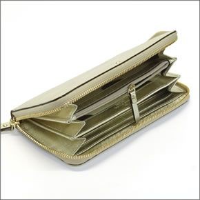 ケイトスペード CEDAR STREET Lacey ラウンドファスナー長財布 サフィアーノレザー  PWRU4065 711 Gold