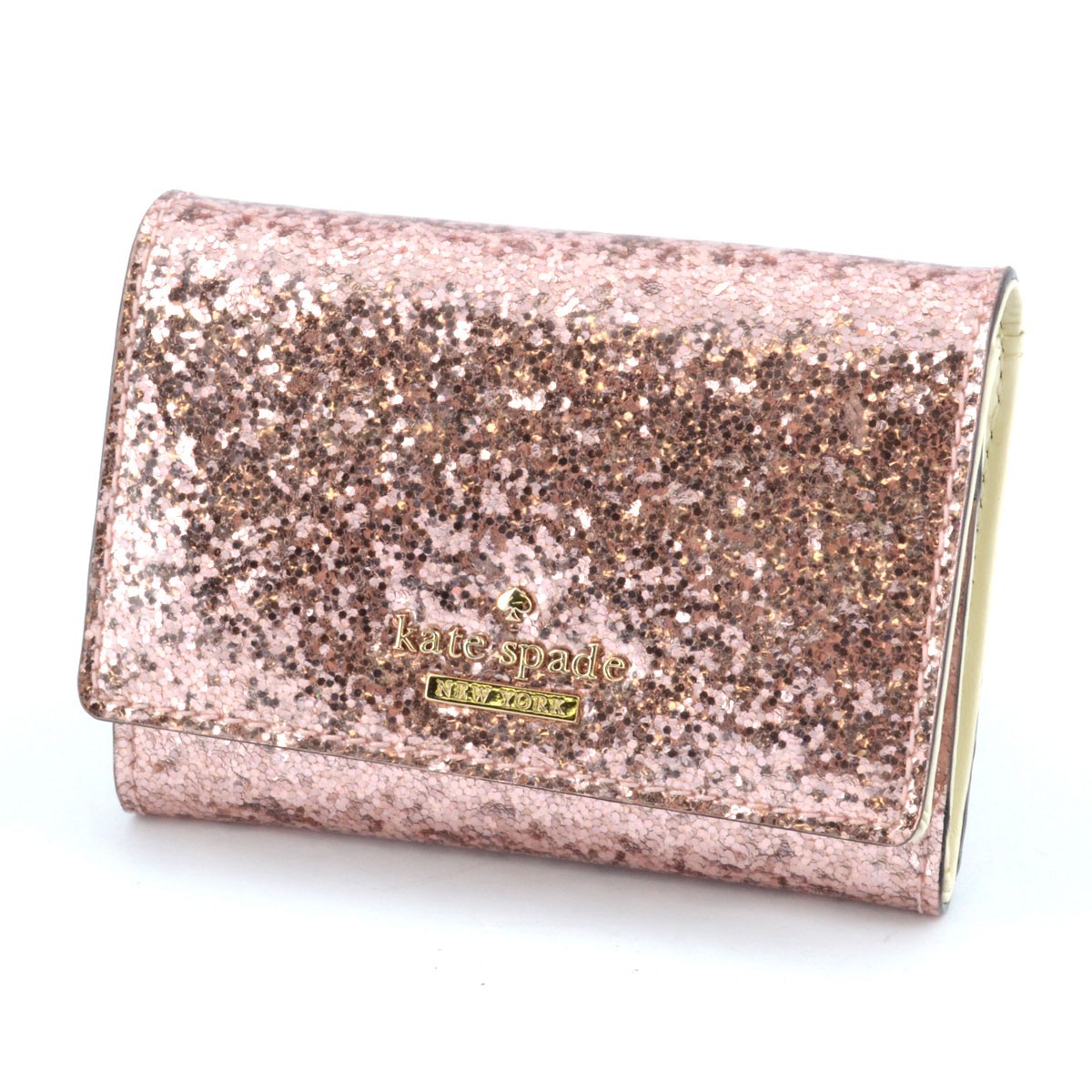 ケイトスペード Kate Spade PWRU4534 686 Glitter Bug Darla キーリング付 マルチケース 小銭・定期・カード入れ付