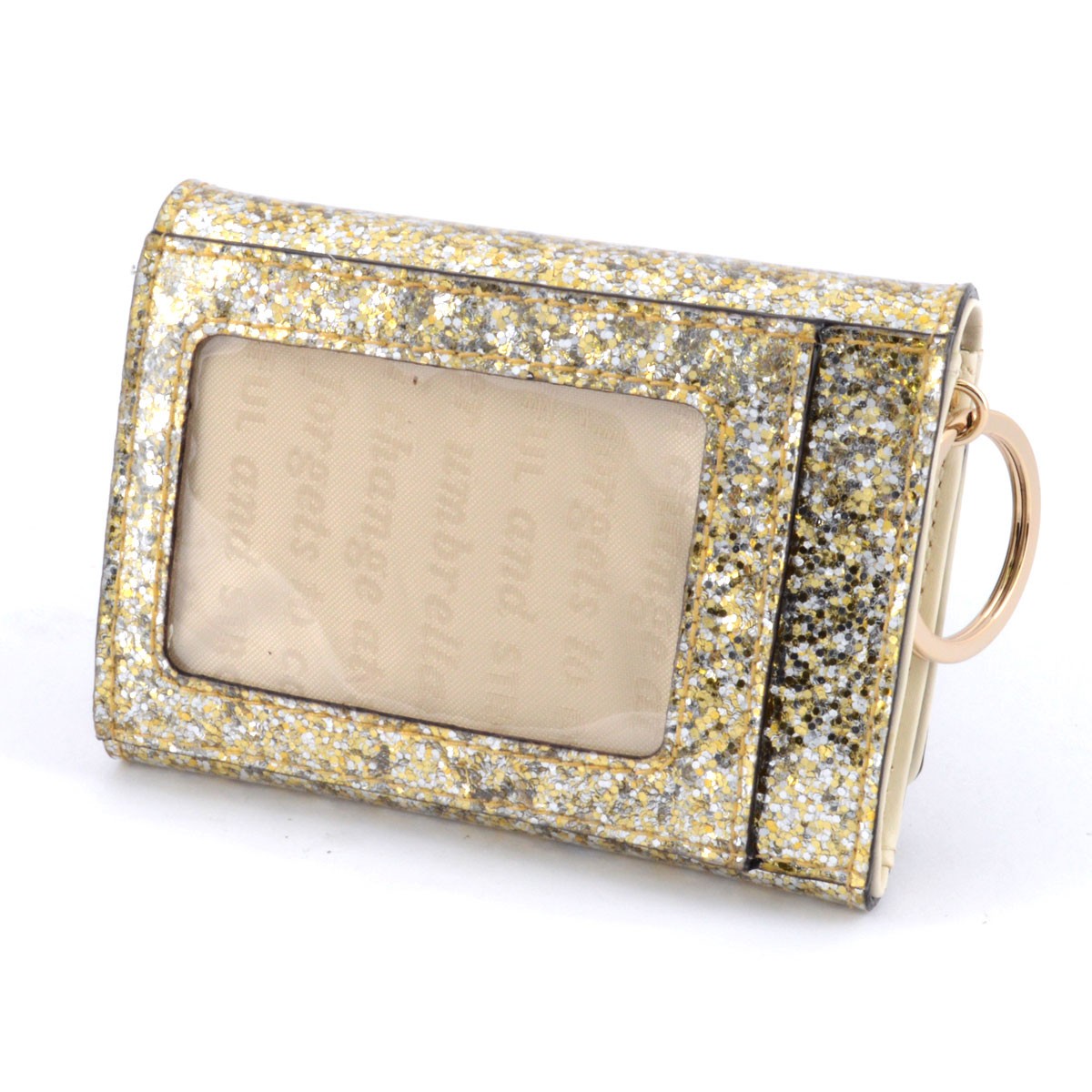 ケイトスペード Kate Spade PWRU4534 757 Glitter Bug Darla キーリング付 マルチケース 小銭・定期・カード入れ付
