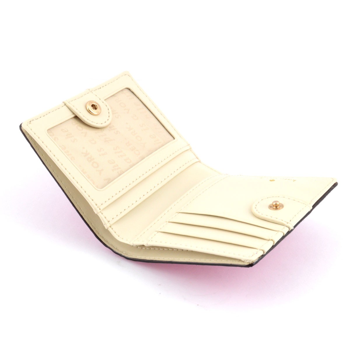 ケイトスペード Kate Spade PWRU4535 645 Glitter Bug Small Stacy 二つ折りミニ財布 札・小銭・定期・カード入れ付