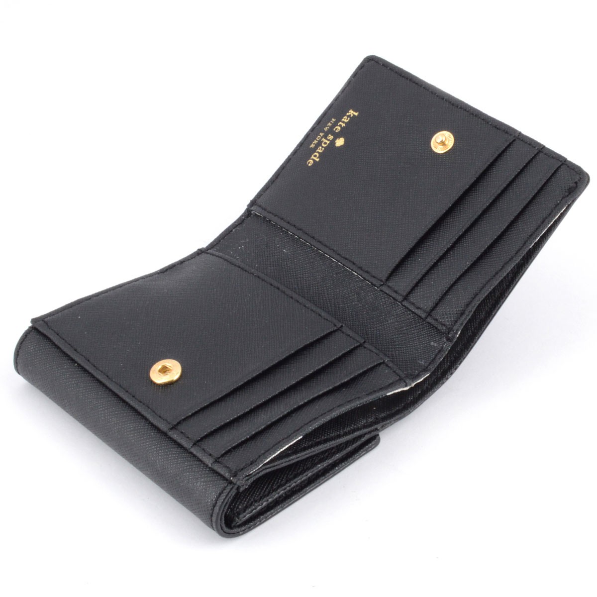 ケイトスペード Kate Spade PWRU4448 001 Black Cedar Street Tavy 二つ折り ミニ財布