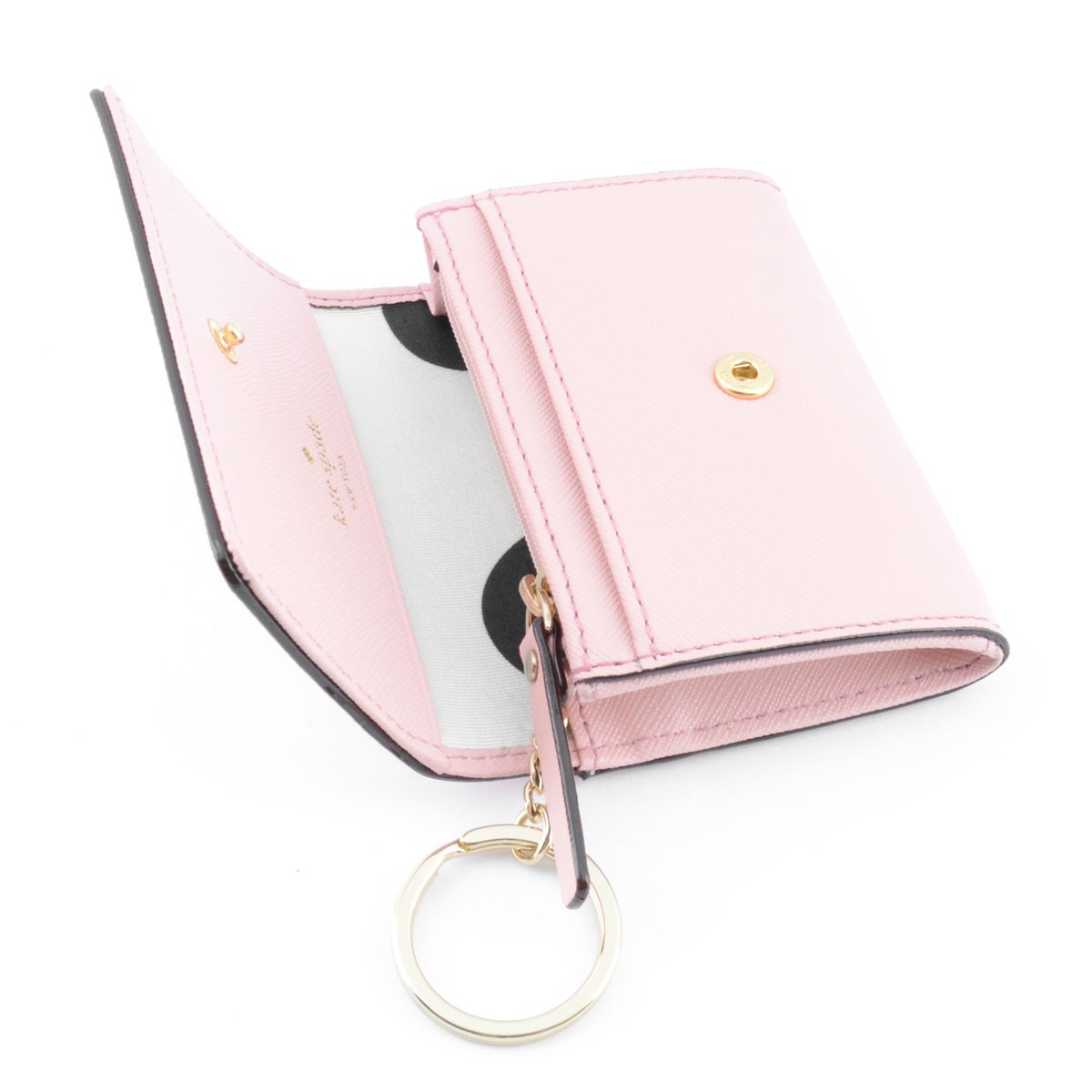 ケイトスペード Kate Spade PWRU3897 265 Rose Jade Cedar Street Darla キーリング付 マルチケース 小銭・定期・カード入れ付