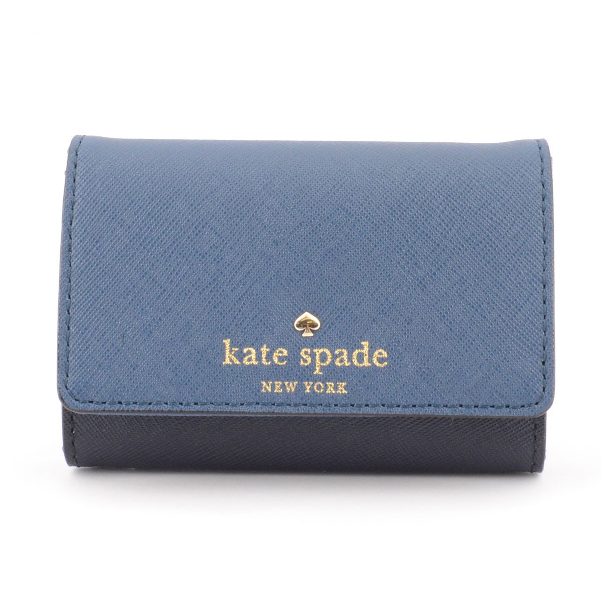 ケイトスペード Kate Spade PWRU3897 431 Holiday Denim/Off Shore Cedar Street Darla キーリング付 マルチケース 小銭・定期・カード入れ付
