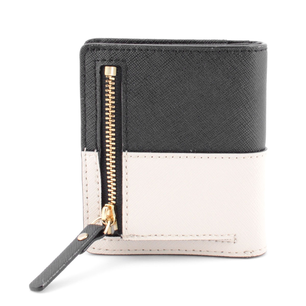 ケイトスペード Kate Spade PWRU3906 047 Black/Pebble Cedar Street Small Stacy 二つ折りミニ財布 札・小銭・定期・カード入れ付