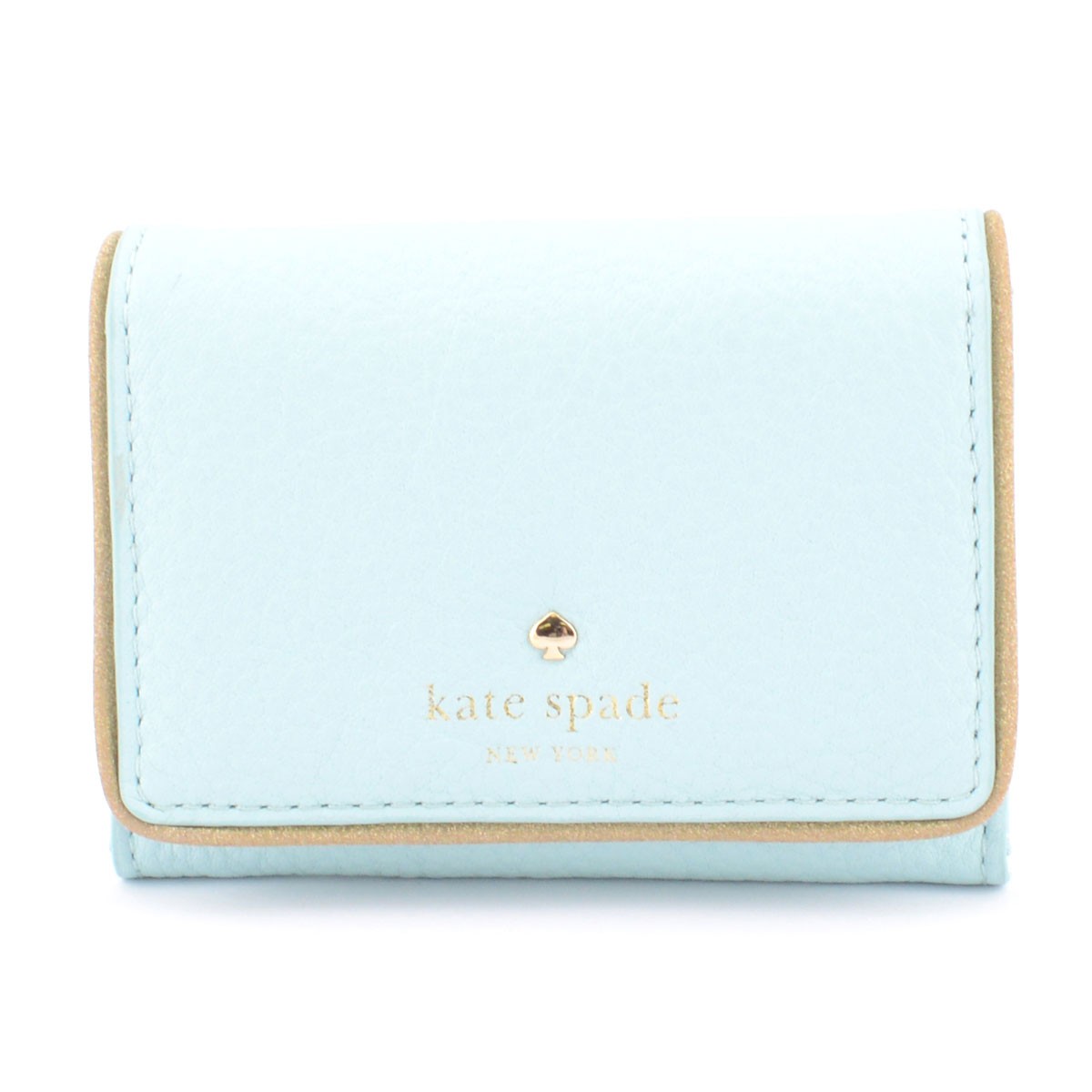 ケイトスペード Kate Spade PWRU4665 407 Cy Blue/Gold Carlton Street Darla キーリング付 マルチケース 小銭・定期・カード入れ付