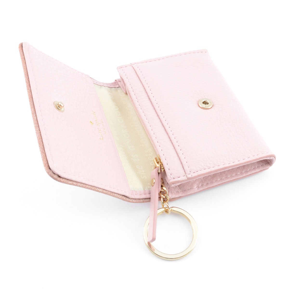 ケイトスペード Kate Spade PWRU4665 675 Rosey/Rose Gold Carlton Street Darla キーリング付 マルチケース 小銭・定期・カード入れ付