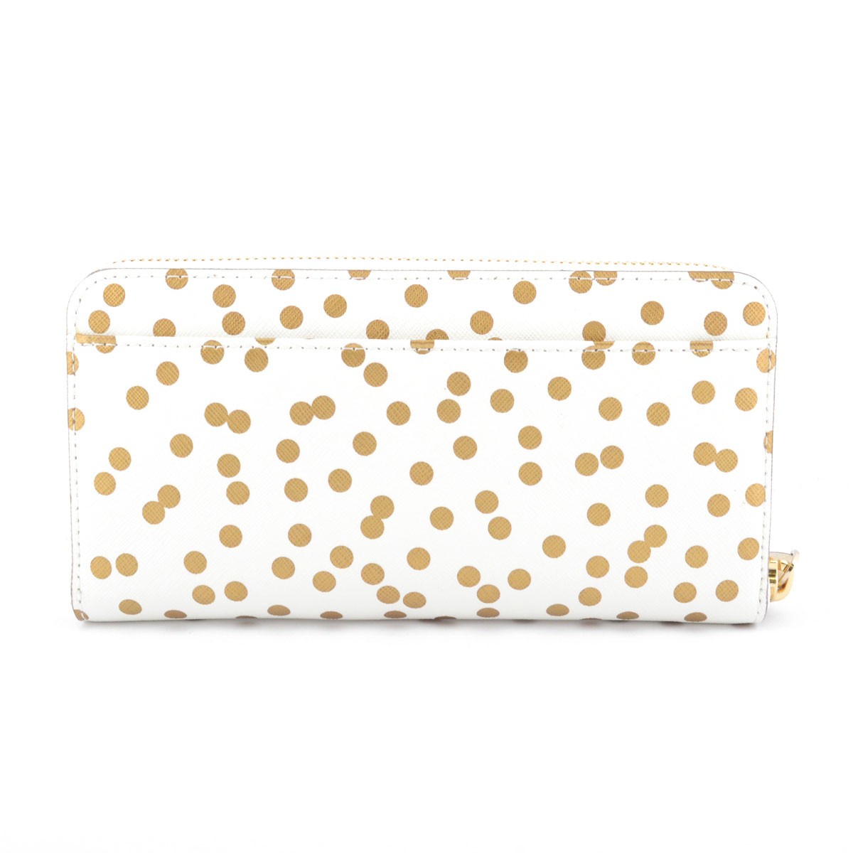 ケイトスペード Kate Spade PWRU4730 288 Bridal Cream Cedar Street Confetti Dot Lacey ドット柄 ラウンドファスナー長財布