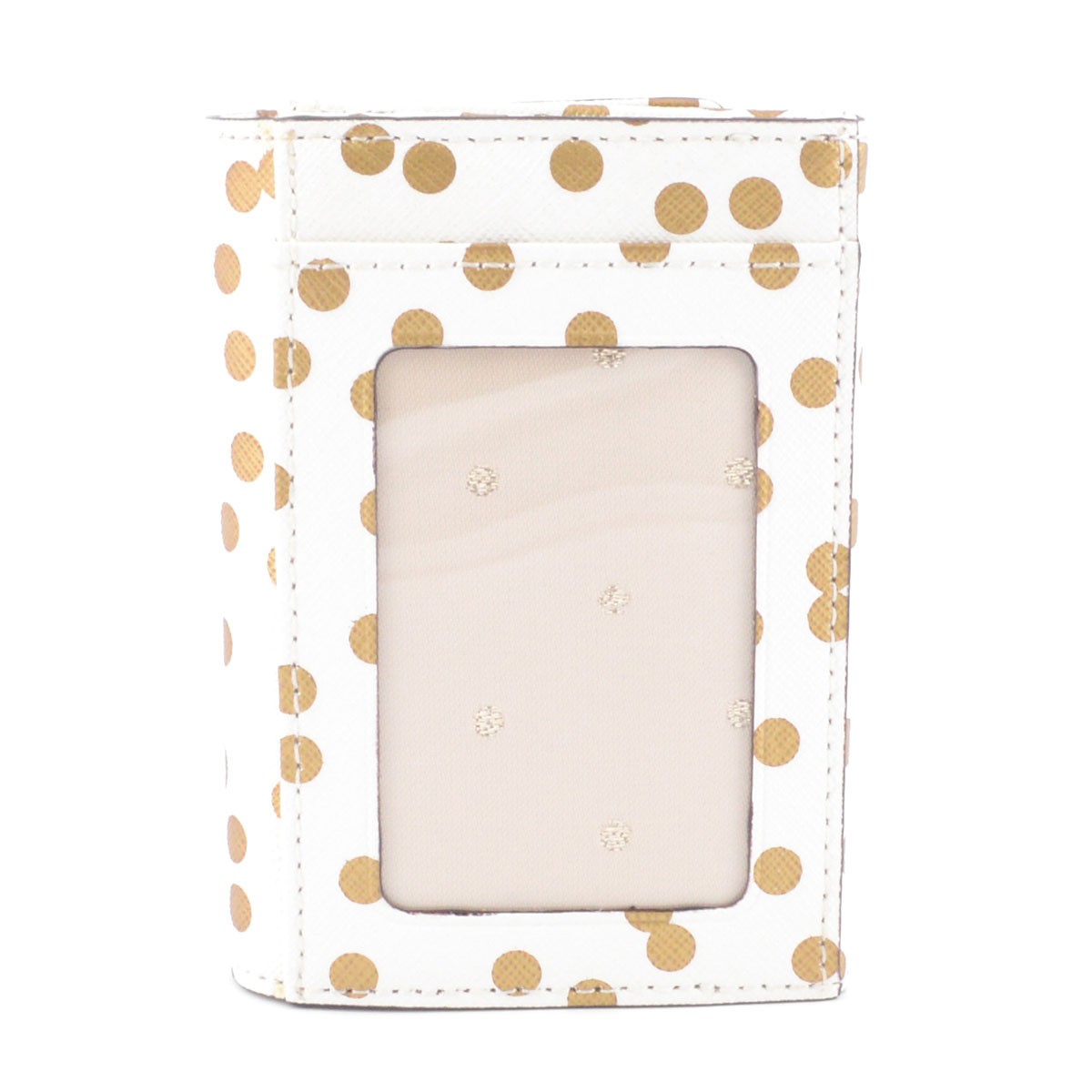 ケイトスペード Kate Spade PWRU4731 288 Bridal Cream Cedar Street Confetti Dot Darla ドット柄 キーリング付 マルチケース 小銭・定期・カード入れ付