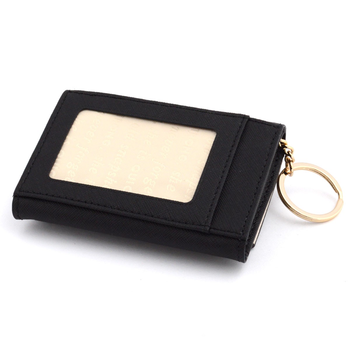 ケイトスペード Kate Spade PWRU4270 047 Black/Pebble Lily Avenue Darla スカラップデザイン キーリング付 マルチケース 小銭・定期・カード入れ付