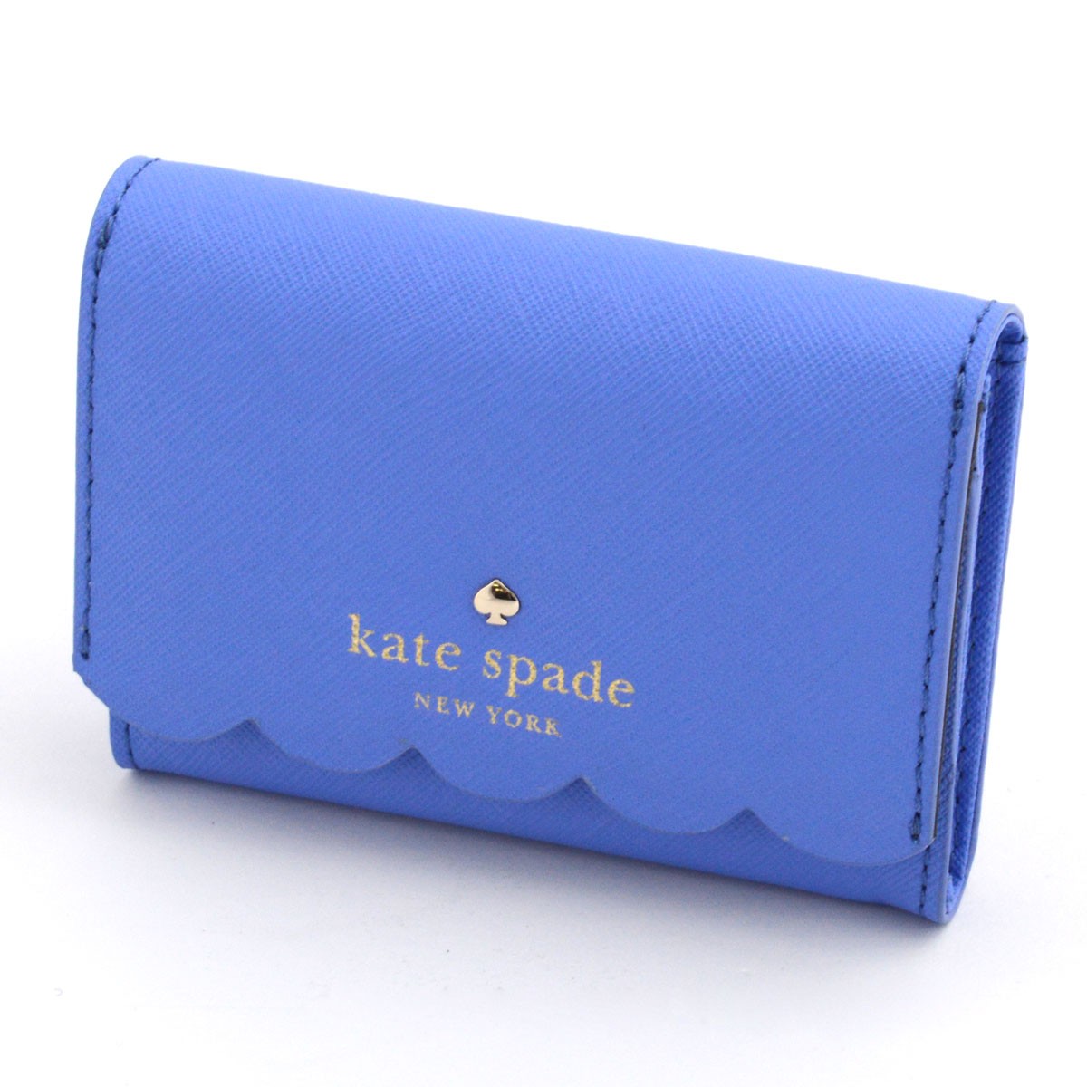 ケイトスペード Kate Spade PWRU4270 503 Delphinium/Off Shore Lily Avenue Darla スカラップデザイン キーリング付 マルチケース 小銭・定期・カード入れ付