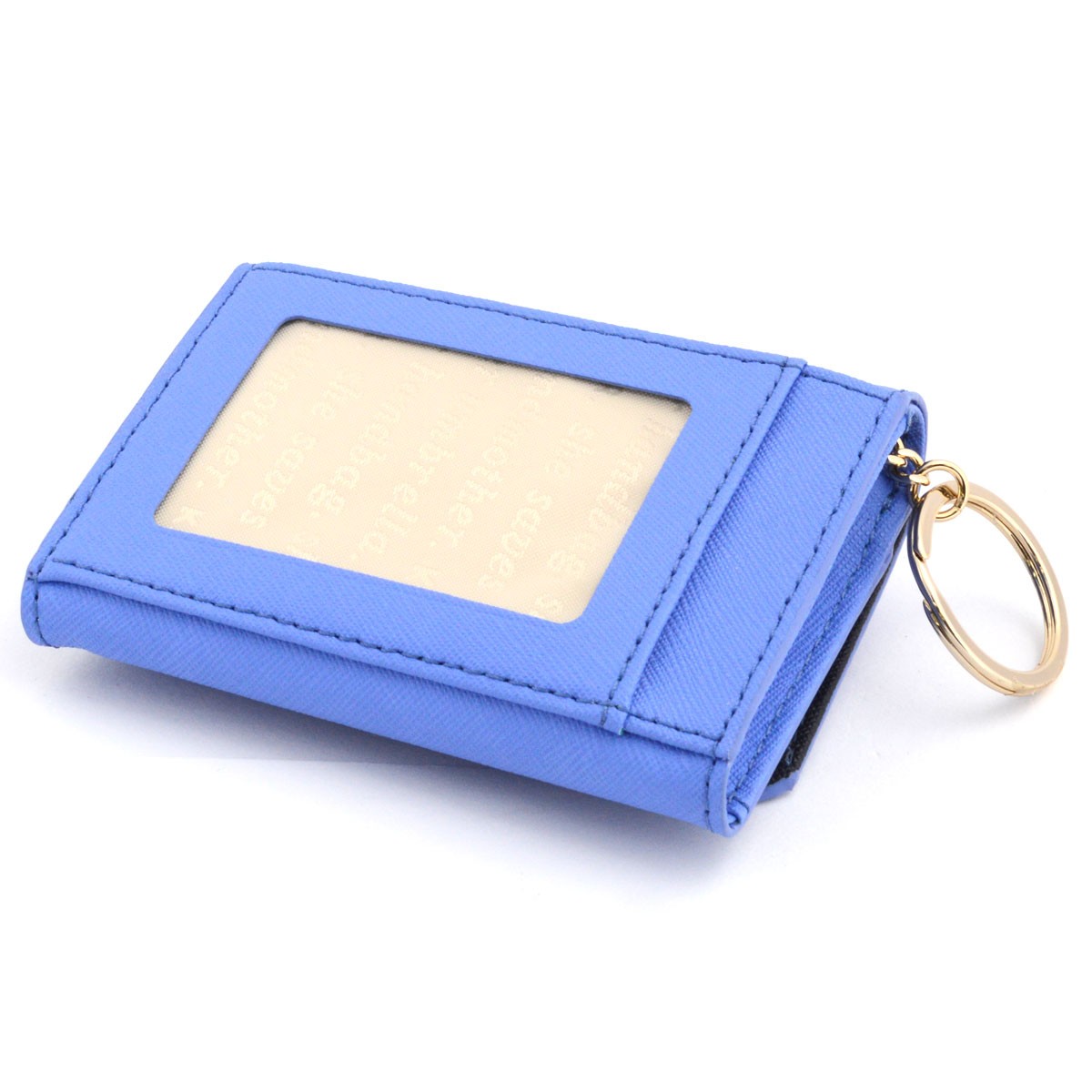 ケイトスペード Kate Spade PWRU4270 503 Delphinium/Off Shore Lily Avenue Darla スカラップデザイン キーリング付 マルチケース 小銭・定期・カード入れ付