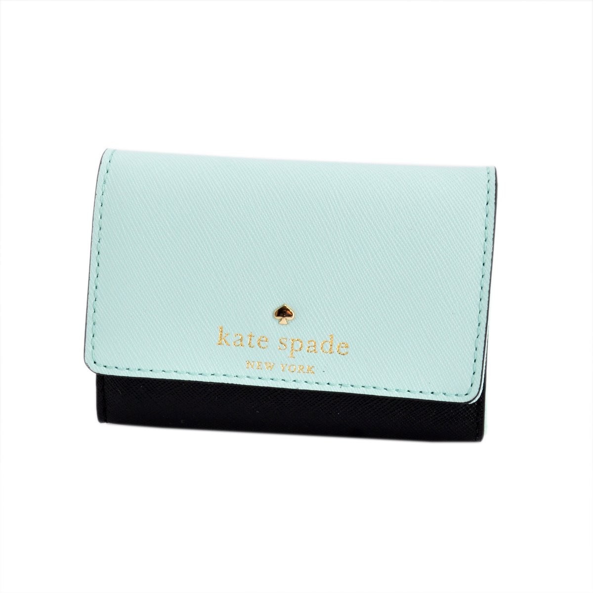 ケイトスペード Kate Spade PWRU3897 468 Grace Blue/Black キーリング付 マルチケース 小銭・定期・カード入れ付 Cedar Street Darla