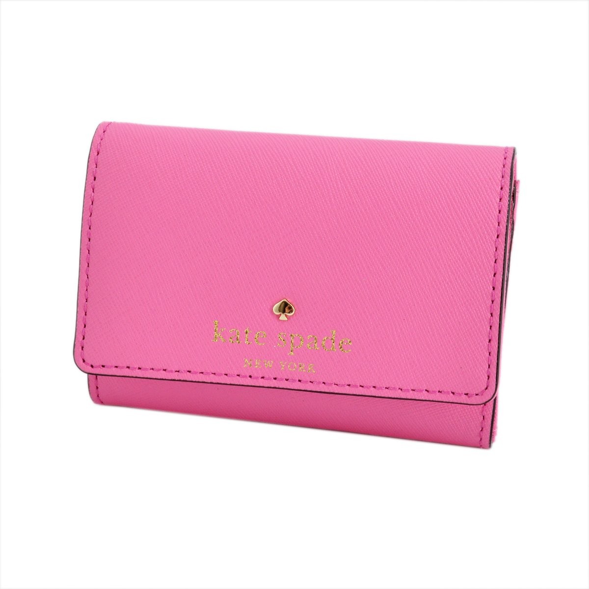 ケイトスペード Kate Spade PWRU3897 679 Rouge Pink キーリング付 マルチケース 小銭・定期・カード入れ付 Cedar Street Darla