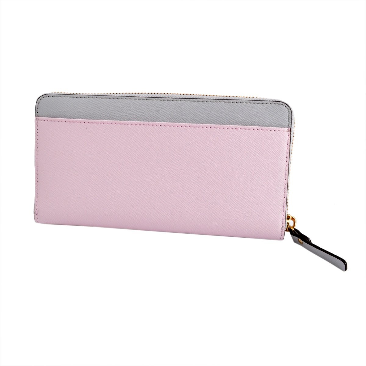 ケイトスペード Kate Spade PWRU3898 068 Stone Ice/Pink Blush ラウンドファスナー長財布 Cedar Street Lacey