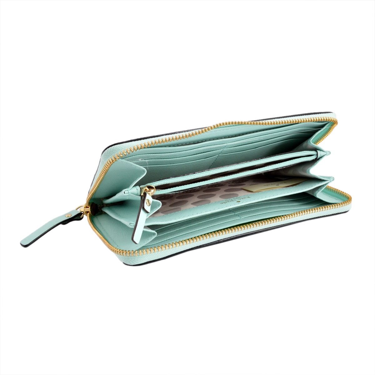 ケイトスペード Kate Spade PWRU3898 468 Grace Blue/Black ラウンドファスナー長財布 Cedar Street Lacey