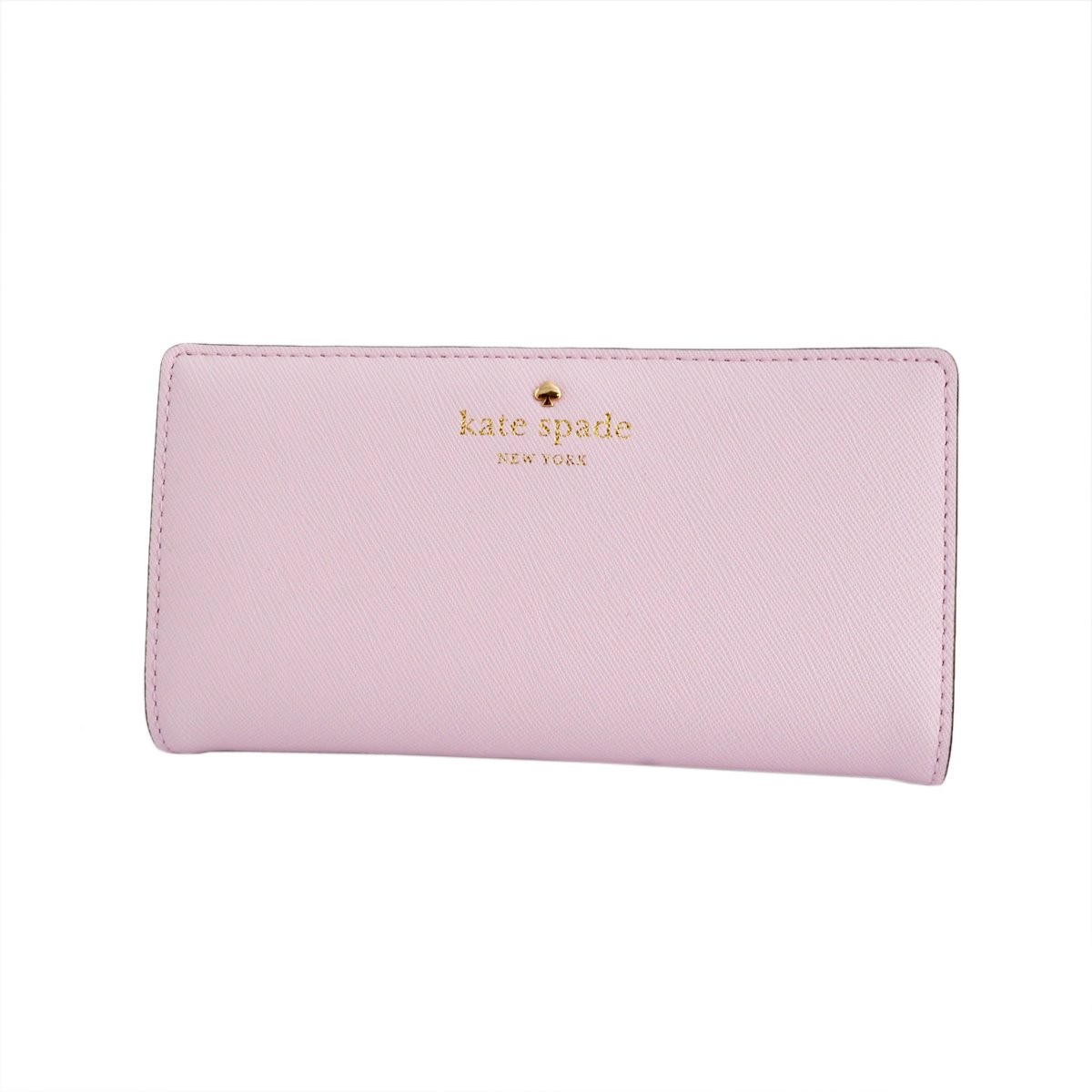 ケイトスペード Kate Spade PWRU3905 663 Pink Blush 背面ファスナー小銭入れ付 二つ折り長財布 Cedar Street Stacy