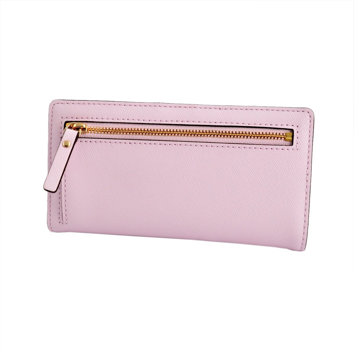 ケイトスペード Kate Spade PWRU3905 663 Pink Blush 背面ファスナー小銭入れ付 二つ折り長財布 Cedar Street Stacy