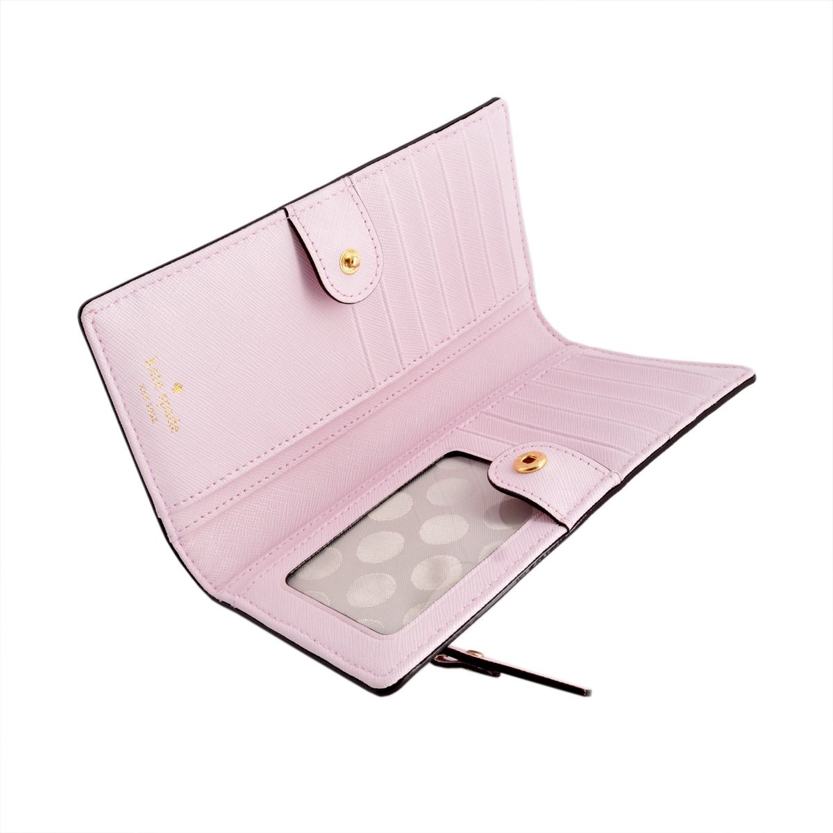 ケイトスペード Kate Spade PWRU3905 663 Pink Blush 背面ファスナー小銭入れ付 二つ折り長財布 Cedar Street Stacy