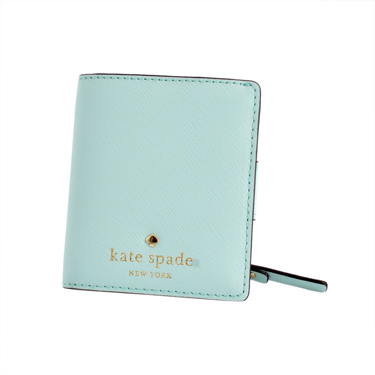ケイトスペード Kate Spade PWRU3906 428 Grace Blue 二つ折りミニ財布 札・小銭・定期・カード入れ付 Cedar Street Small Stacy