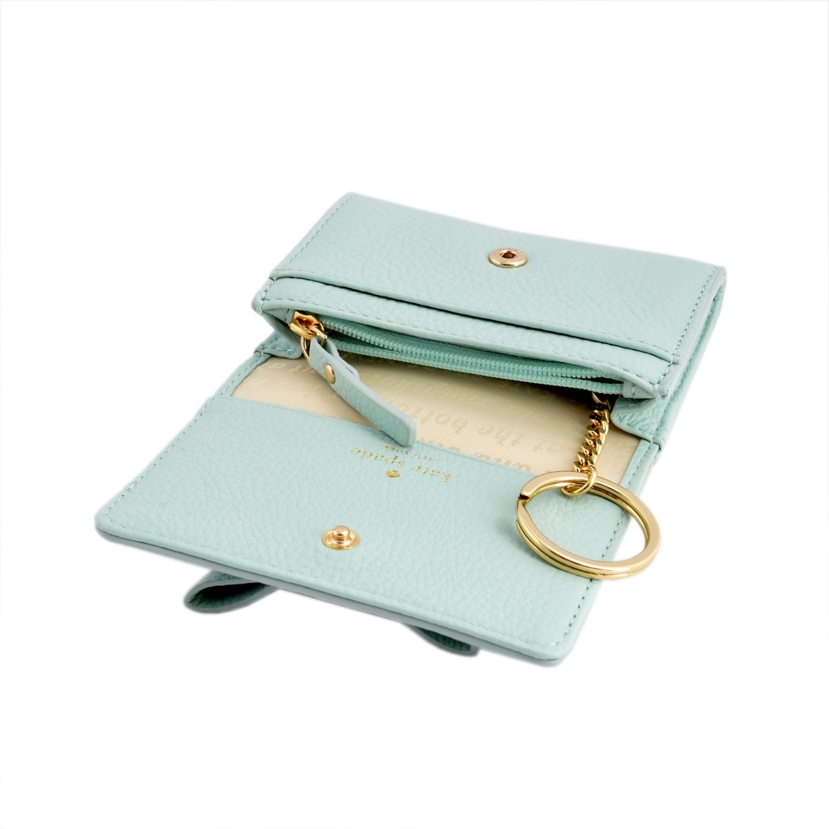 ケイトスペード Kate Spade PWRU4240 428 Grace Blue リボンモチーフ キーリング付 マルチケース 小銭・定期・カード入れ付 Renny Drive Darla