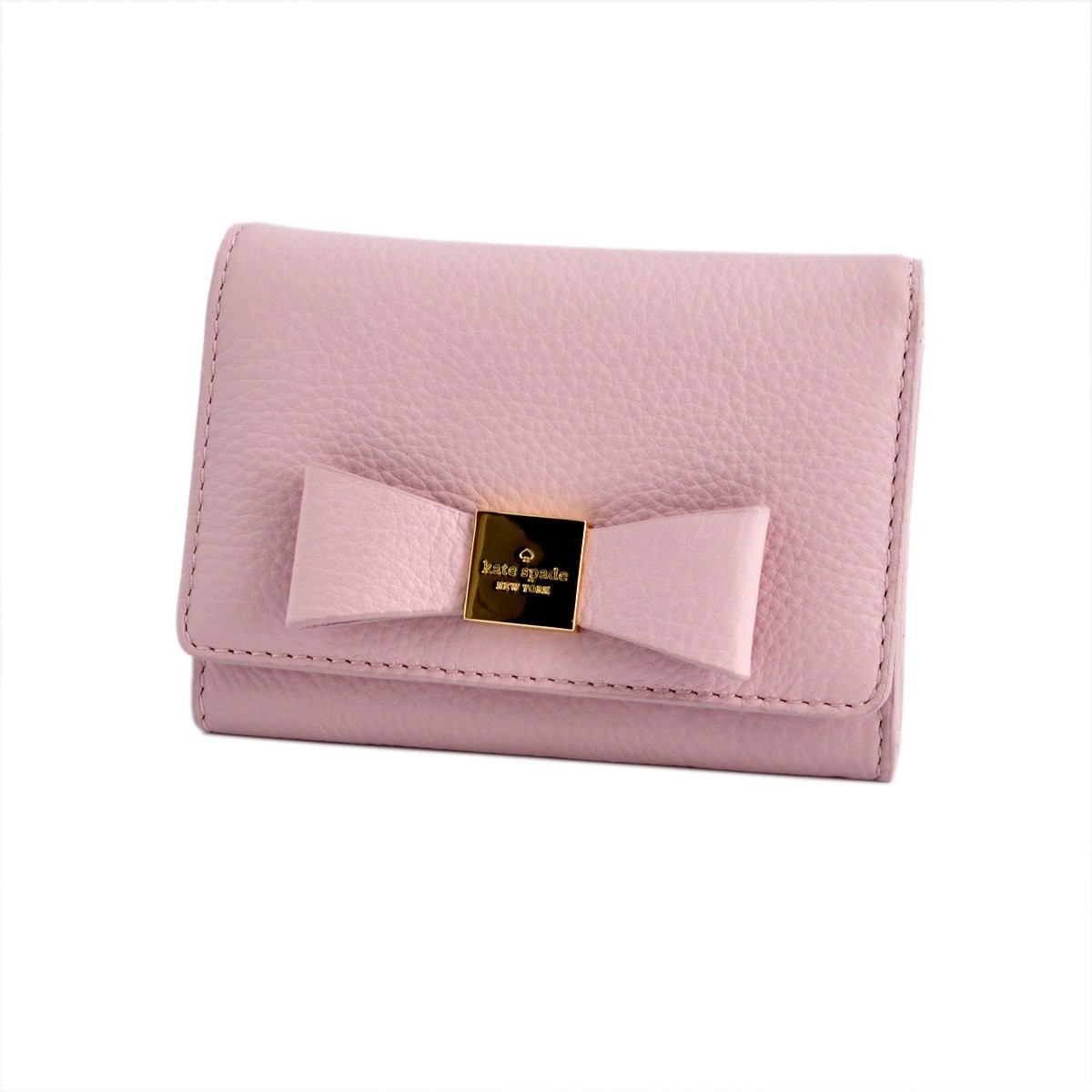 ケイトスペード Kate Spade PWRU4240 663 Pink Blush リボンモチーフ キーリング付 マルチケース 小銭・定期・カード入れ付 Renny Drive Darla
