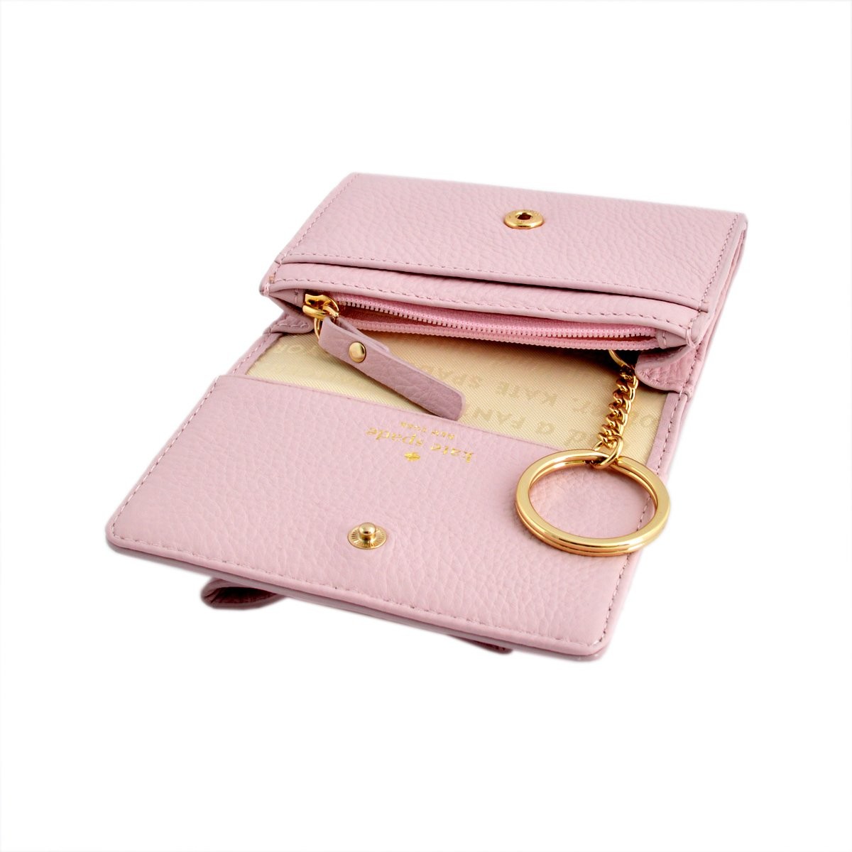 ケイトスペード Kate Spade PWRU4240 663 Pink Blush リボンモチーフ キーリング付 マルチケース 小銭・定期・カード入れ付 Renny Drive Darla