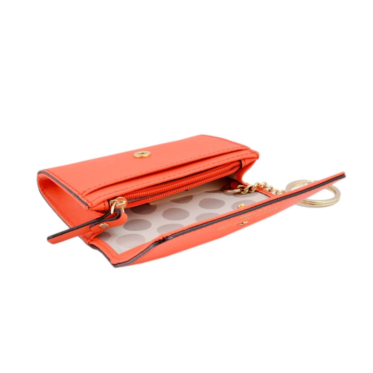 ケイトスペード Kate Spade PWRU3897 890 Bright Papaya キーリング付 マルチケース 小銭・定期・カード入れ付 Cedar Street Darla