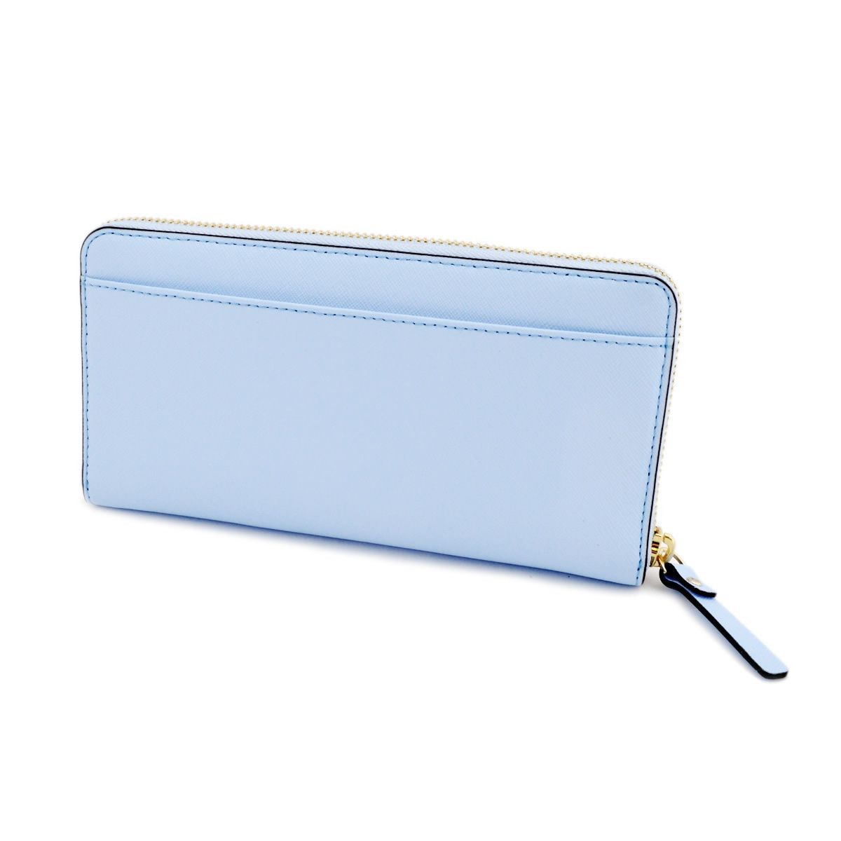 ケイトスペード Kate Spade PWRU3898 477 Sky Blue ラウンドファスナー長財布 Cedar Street Lacey