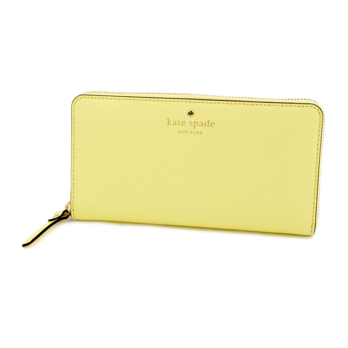ケイトスペード Kate Spade PWRU3898 777 Lemonade ラウンドファスナー長財布 Cedar Street Lacey