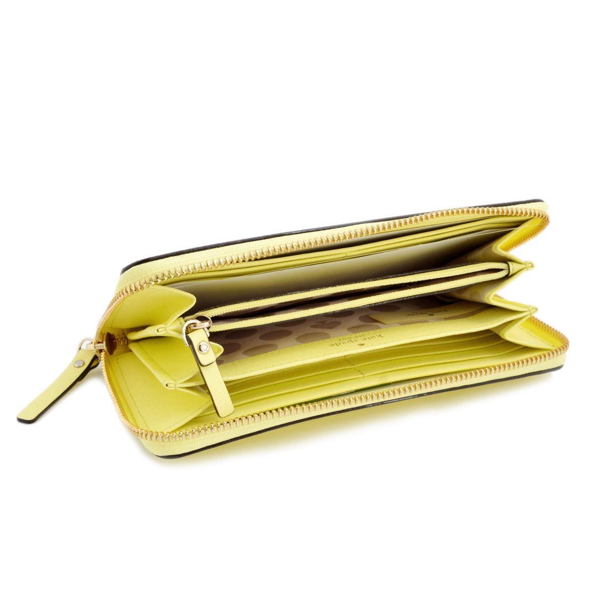 ケイトスペード Kate Spade PWRU3898 777 Lemonade ラウンドファスナー長財布 Cedar Street Lacey