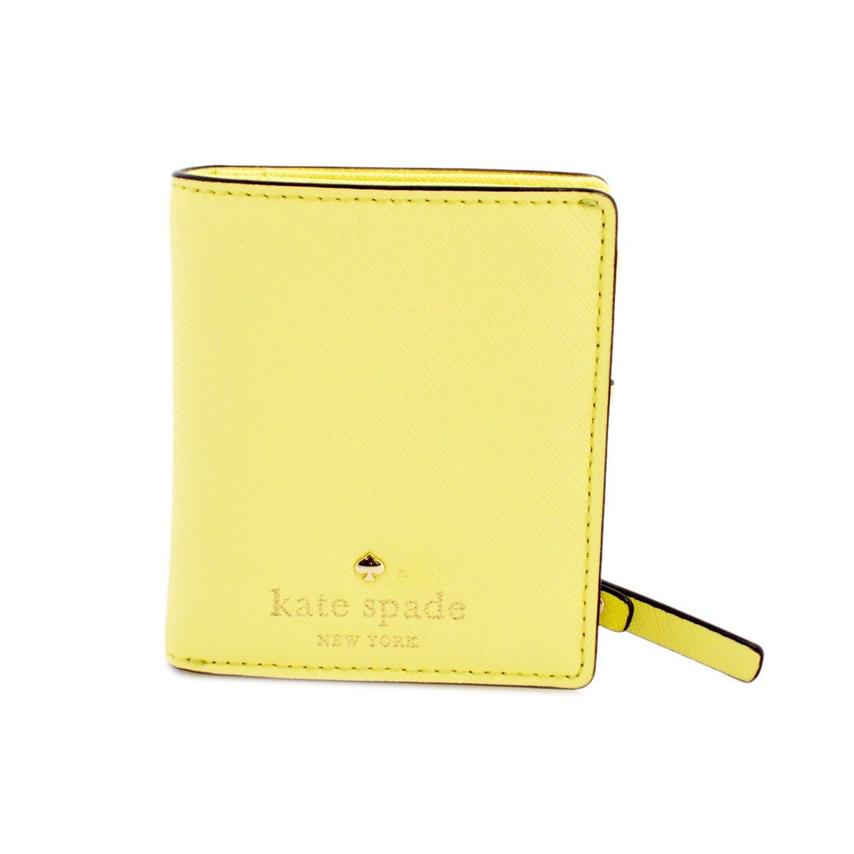 ケイトスペード Kate Spade PWRU3906 777 Lemonade 二つ折りミニ財布 札・小銭・定期・カード入れ付 Cedar Street Small Stacy