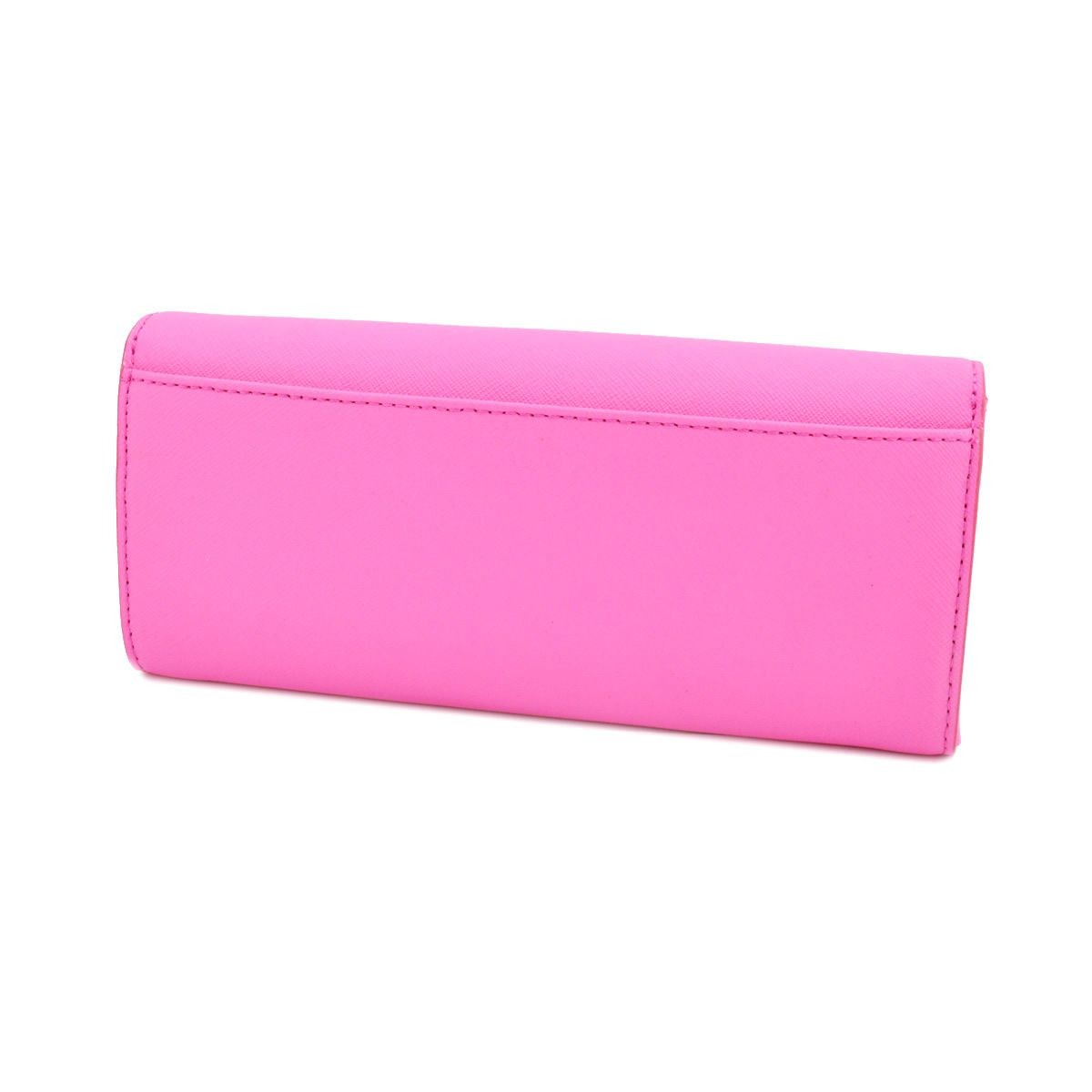 ケイトスペード Kate Spade PWRU4772 954 Tulip Pink/Bright Papaya スカラップデザイン 内外バイカラー 二つ折り長財布 Cape Drive Cindy